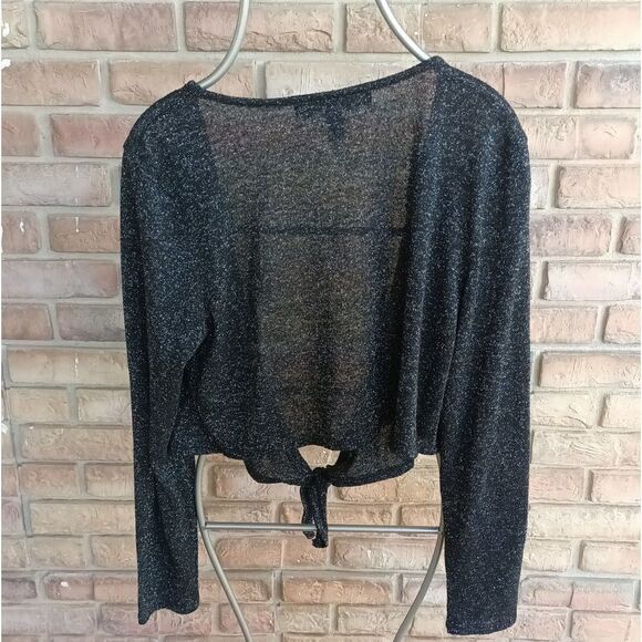 Lena sparkly, front tie top - Picture 2 of 4